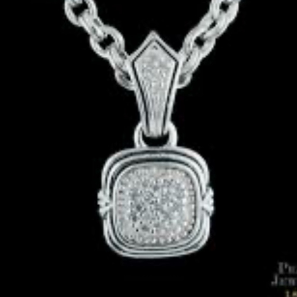 Scott Kay pave diamond enhancer pendant
